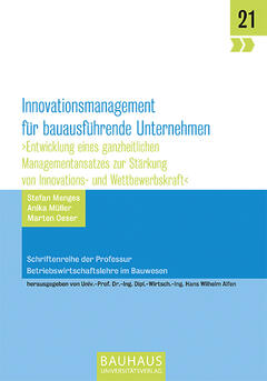 Innovationsmanagement für bauausführende Unternehmen 