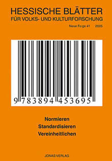 Normieren, Standardisieren, Vereinheitlichen