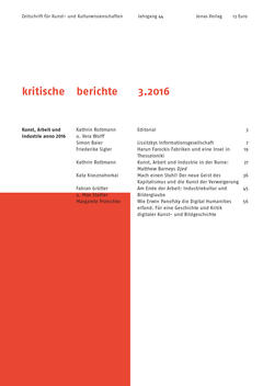 kritische berichte 3.2016