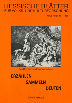 Erzählen – Sammeln – Deuten