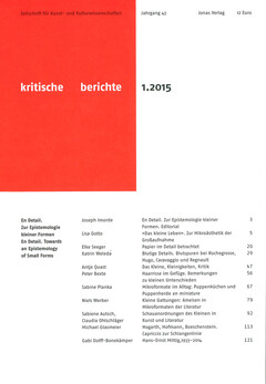 kritische berichte 1.2015