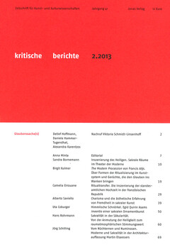 kritische berichte 2.2013