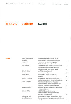 kritische berichte 4.2010