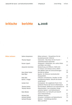 kritische berichte 4.2008