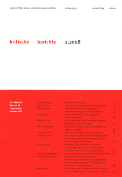 kritische berichte 2.2008