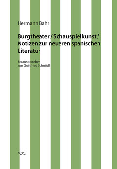 Burgtheater/ Schauspielkunst/ Notizen zur neueren spanischen Literatur