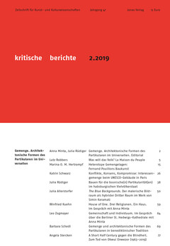 kritische berichte 2.2019